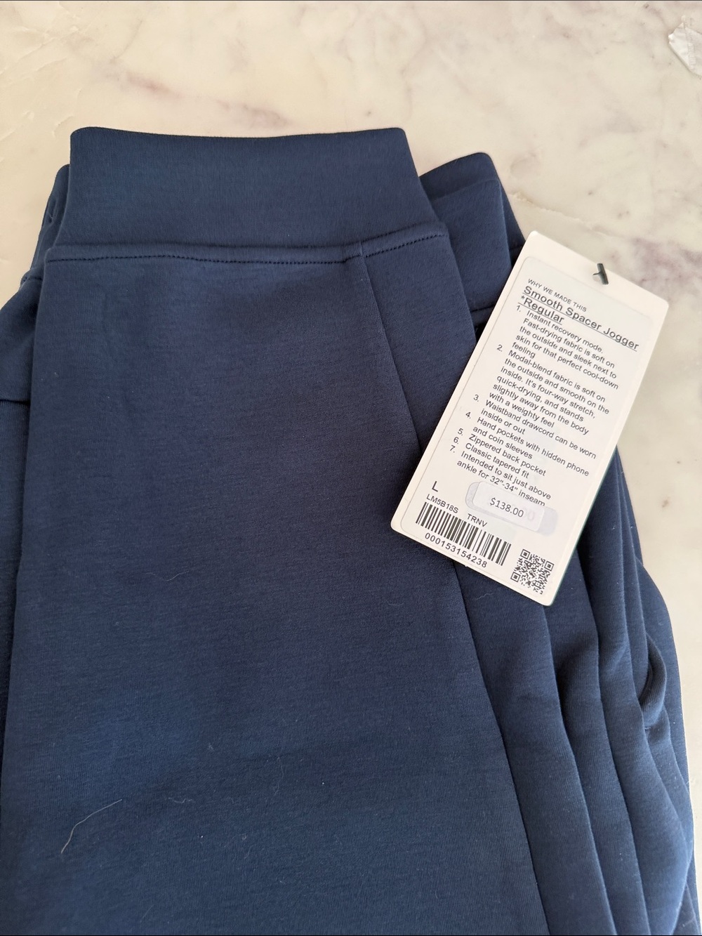 Lululemon Men’s Smooth Spacer Jogger - Navy Blue